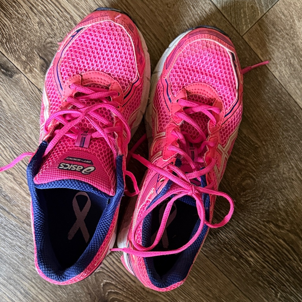 ASICS Women's Bright Pink Athletic Shoes